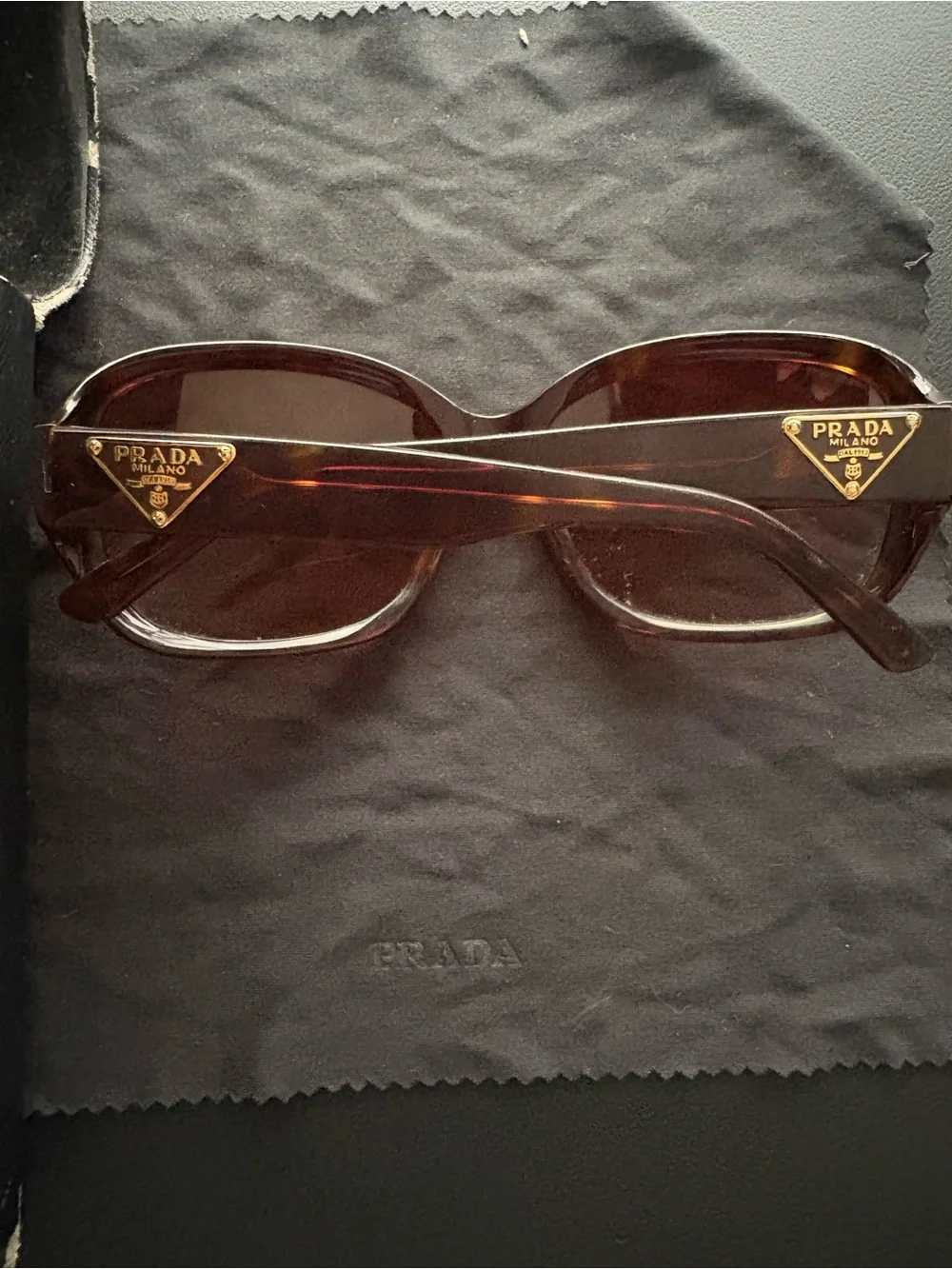Prada Women's Tortoiseshell Sunglasses in Brown Gradient